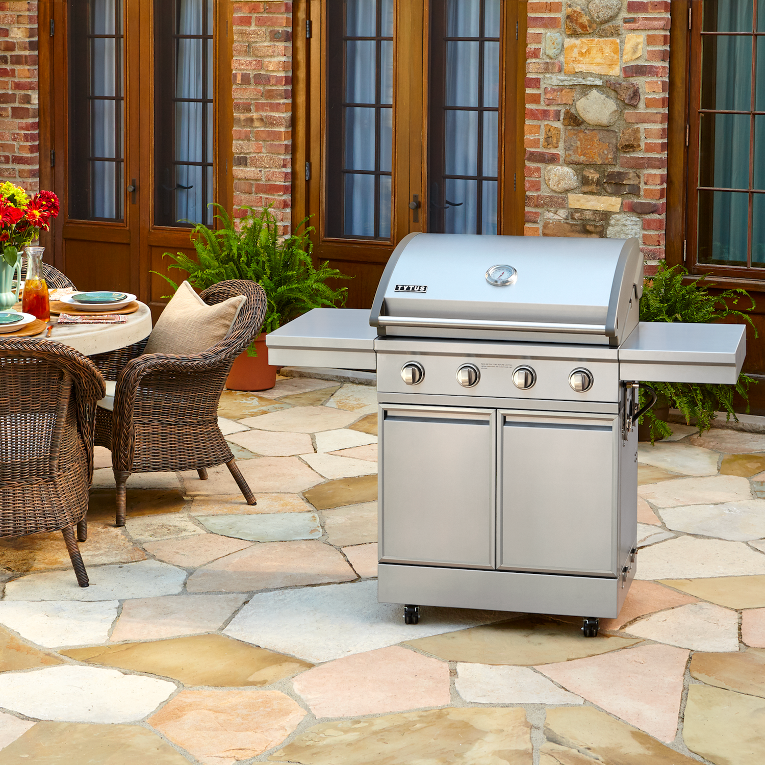 Tytus Free Standing Stainless Steel T406SSLP