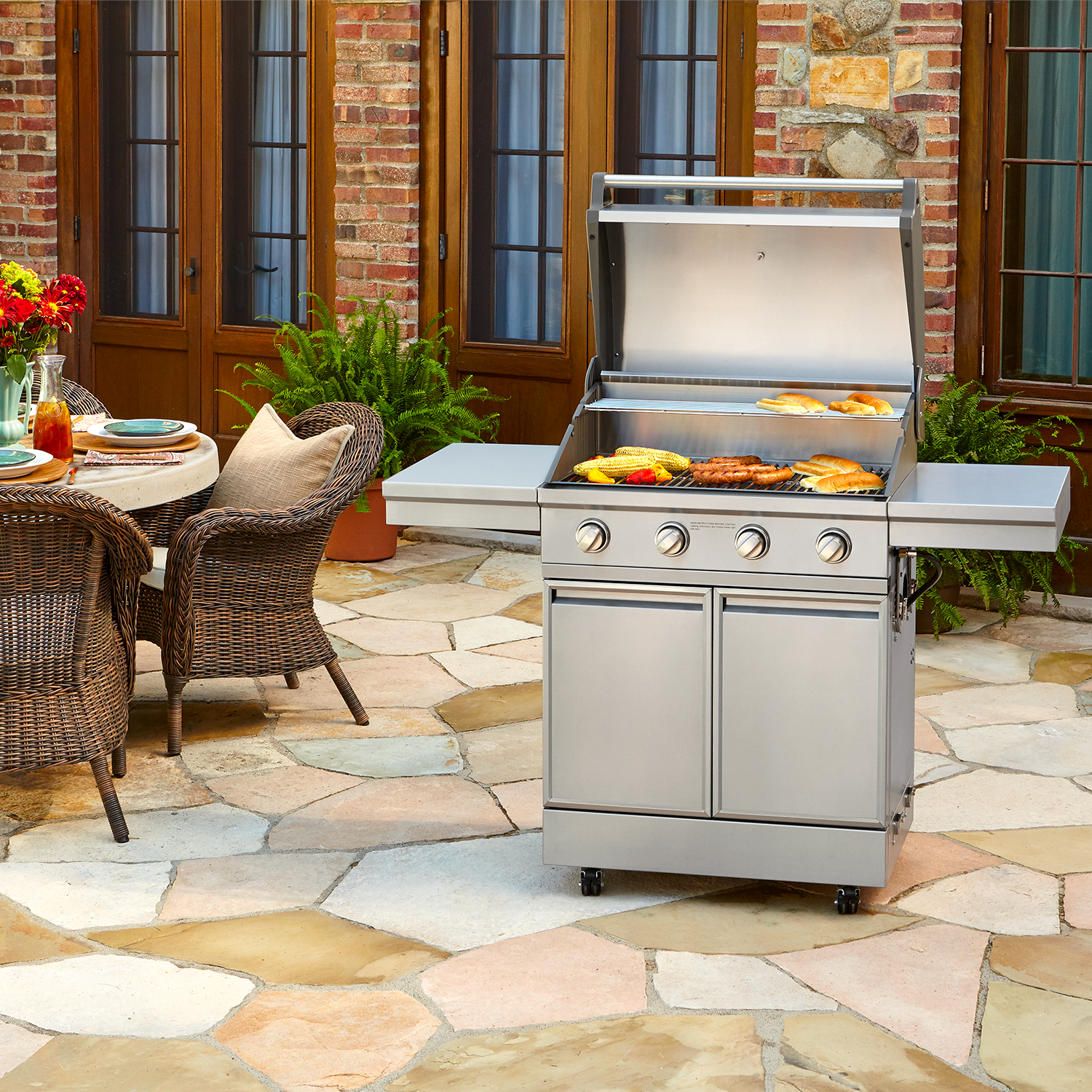 Tytus Free Standing Stainless Steel T406SSLP