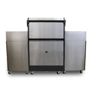 Tytus Ash Stacked Stone 4-Burner Grill Island TI404MGGLP