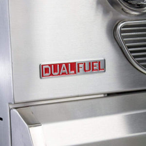 American Muscle Grill by Summerset 36" 5-Burner Freestanding Dual Fuel Wood / Charcoal / Gas Grill AMG36-NG + CART-AMG36