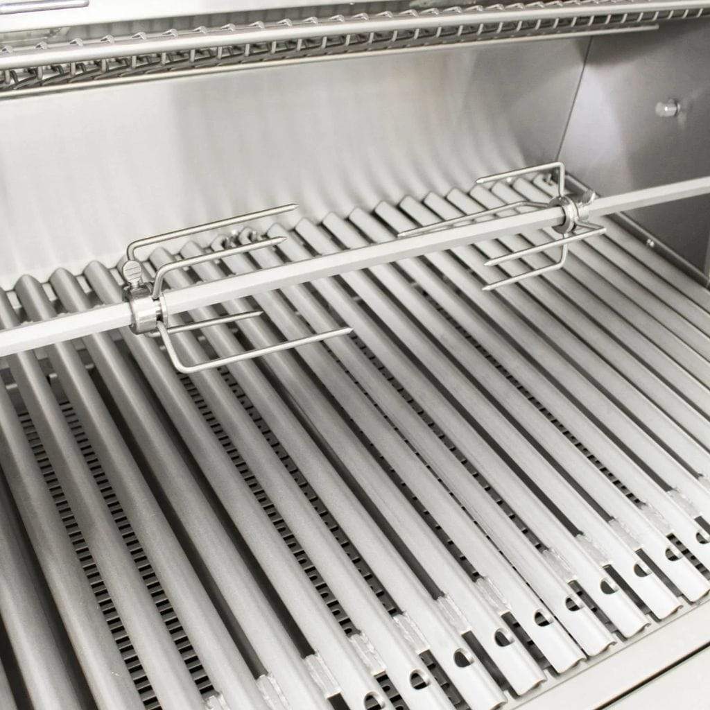 American Muscle Grill by Summerset 36" 5-Burner Freestanding Dual Fuel Wood / Charcoal / Gas Grill AMG36-NG + CART-AMG36