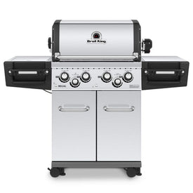 Broil King Regal S490 PRO Stainless Steel 4 Burner Liquid Propane Grill - In Stock