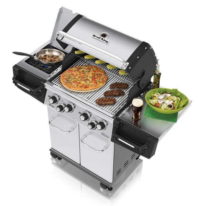 Broil King Regal S490 PRO Stainless Steel 4 Burner Liquid Propane Grill - In Stock