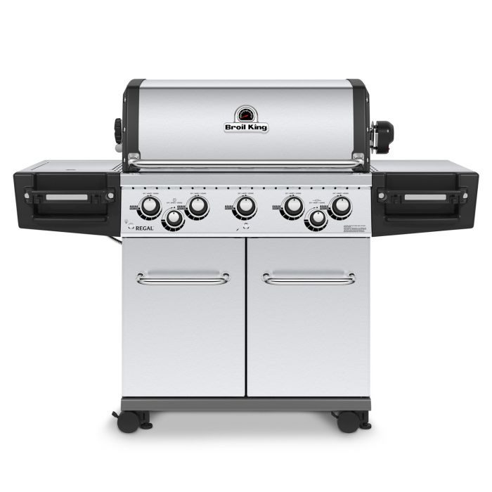 Broil King REG-S590P Regal S590 Pro 5-Burner Freestanding Grill with Side Burner, 32-Inches