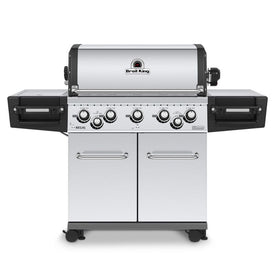 Broil King REG-S590P Regal S590 Pro 5-Burner Freestanding Grill with Side Burner, 32-Inches