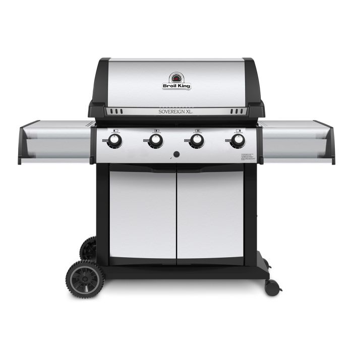 Broil King Sovereign XLS20 4-Burner Grill on 2-Wheel Cart, 34-Inches