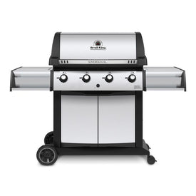Broil King Sovereign XLS20 4-Burner Grill on 2-Wheel Cart, 34-Inches