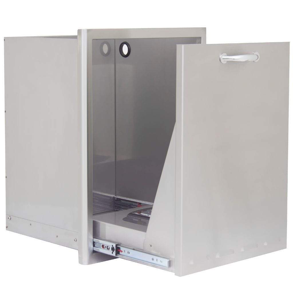 Blaze 18" Roll Out Trash Bin/ Propane Tank Storage Drawer