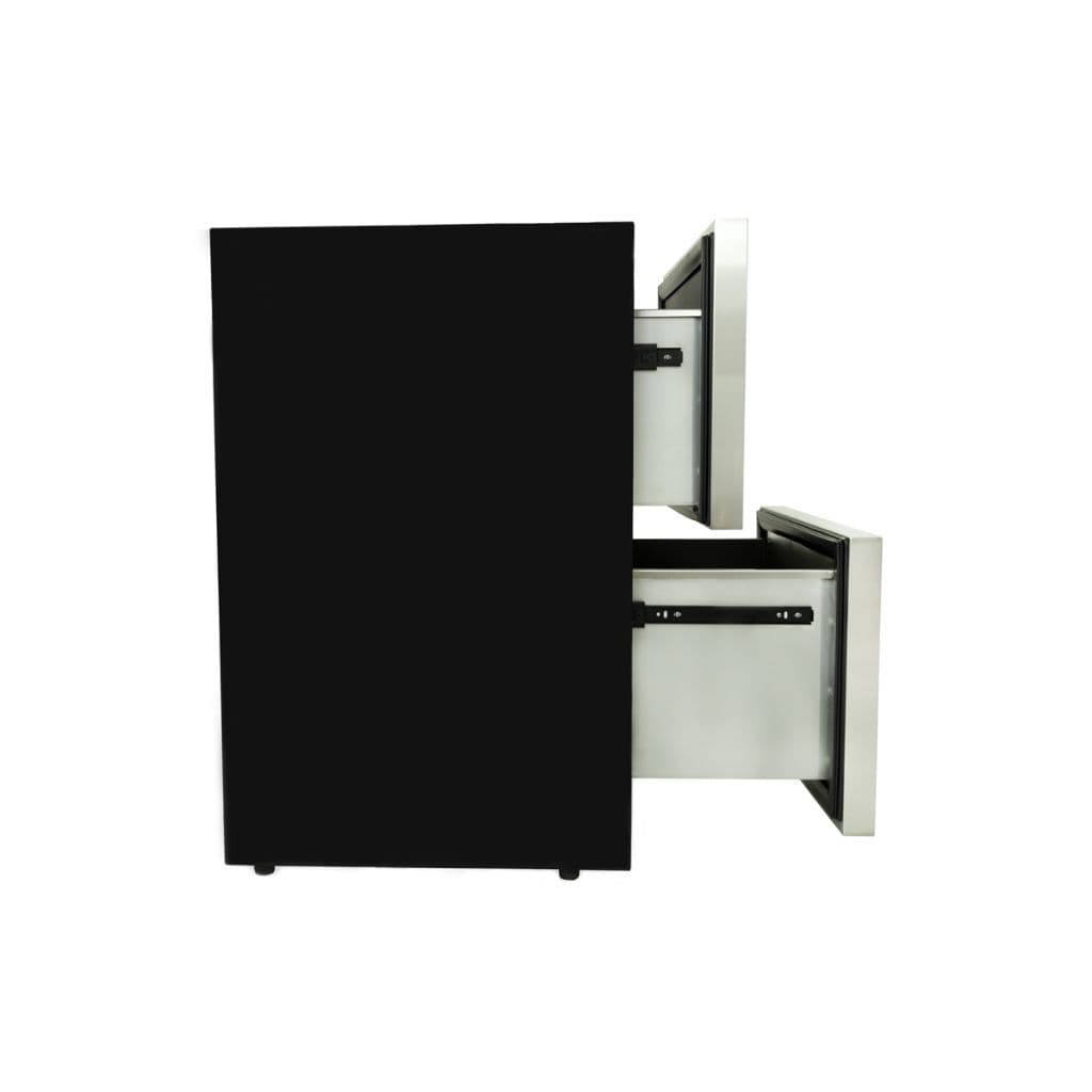 Blaze 23.5" Outdoor Rated Stainless Steel Double Drawer 5.1 Cu. Ft. Refrigerator