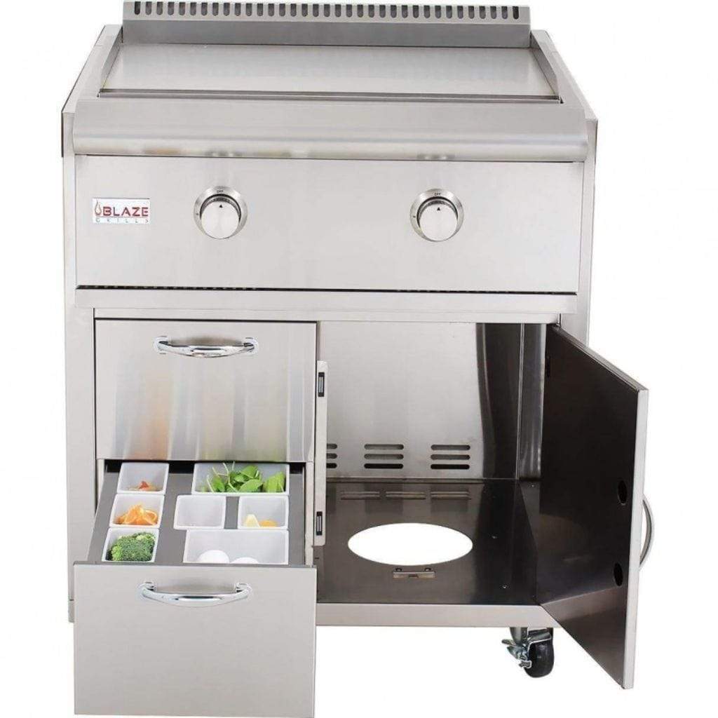 Blaze 30" Grill Cart for Gas Griddle (Cart Only)