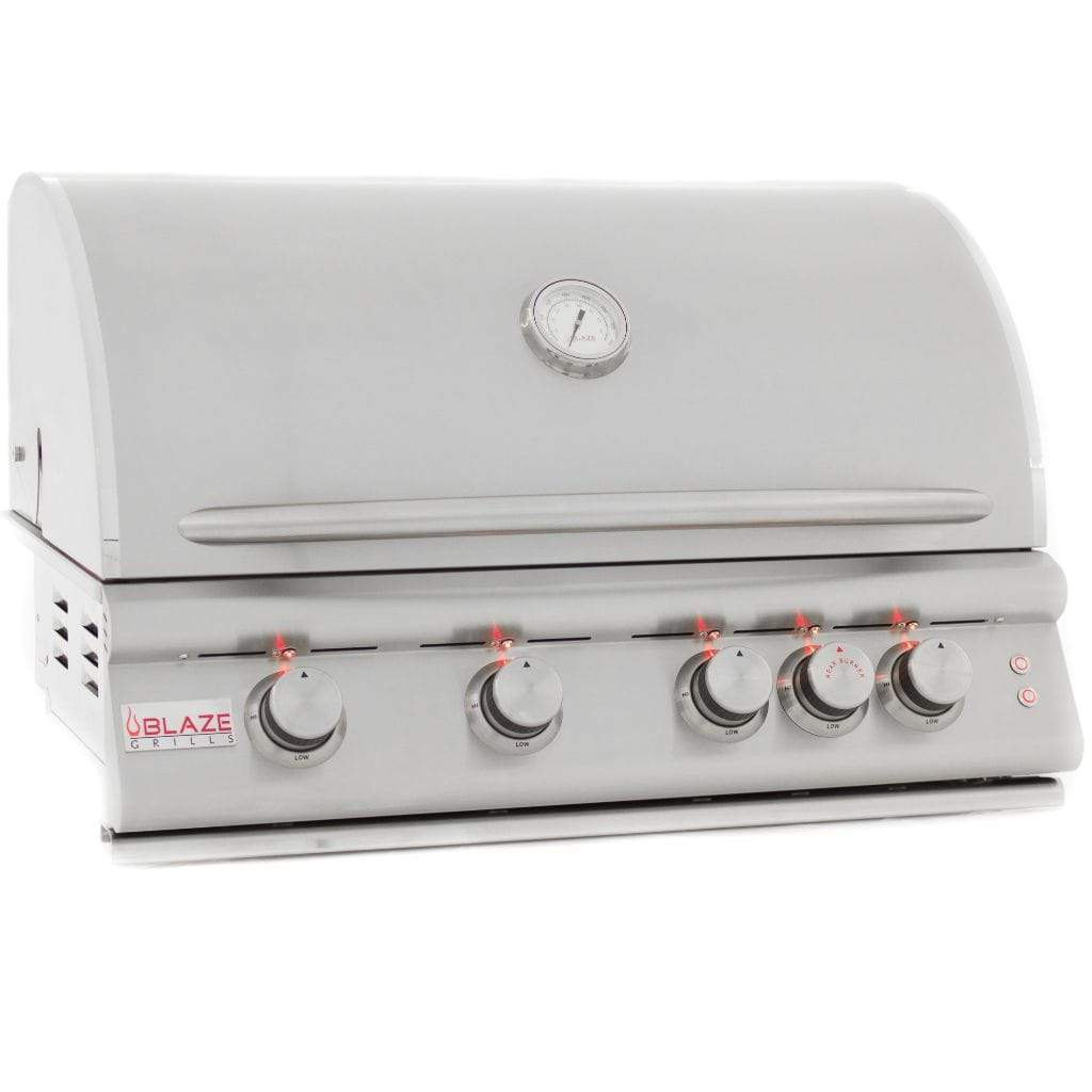 Blaze 32" 4-Burner LTE Built-In Gas Grill with Lights