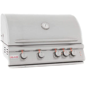 Blaze 32" 4-Burner LTE Built-In Gas Grill with Lights