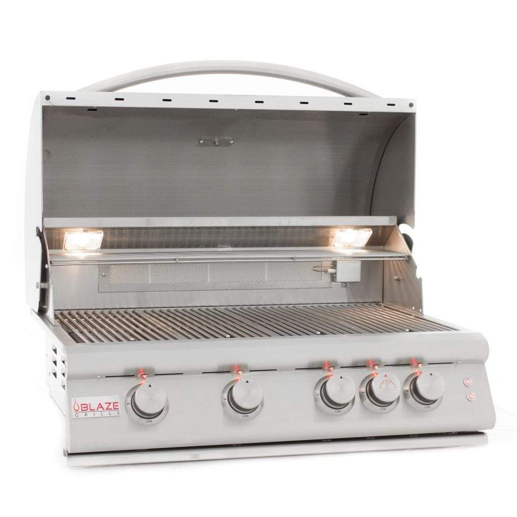 Blaze 32" 4-Burner LTE Built-In Gas Grill with Lights