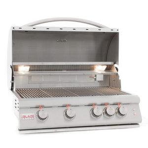 Blaze 32" 4-Burner LTE Built-In Gas Grill with Lights