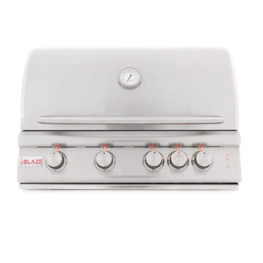 Blaze 32" 4-Burner LTE Built-In Gas Grill with Lights