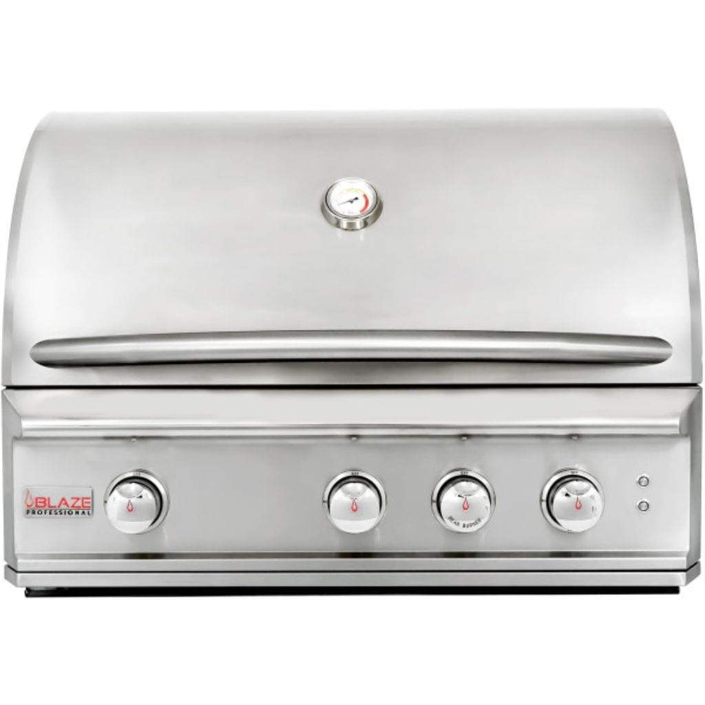 Blaze 34" 3-Burner Professional Built-In Gas Grill with Rear Infrared Burner