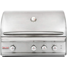 Blaze 34" 3-Burner Professional Built-In Gas Grill with Rear Infrared Burner