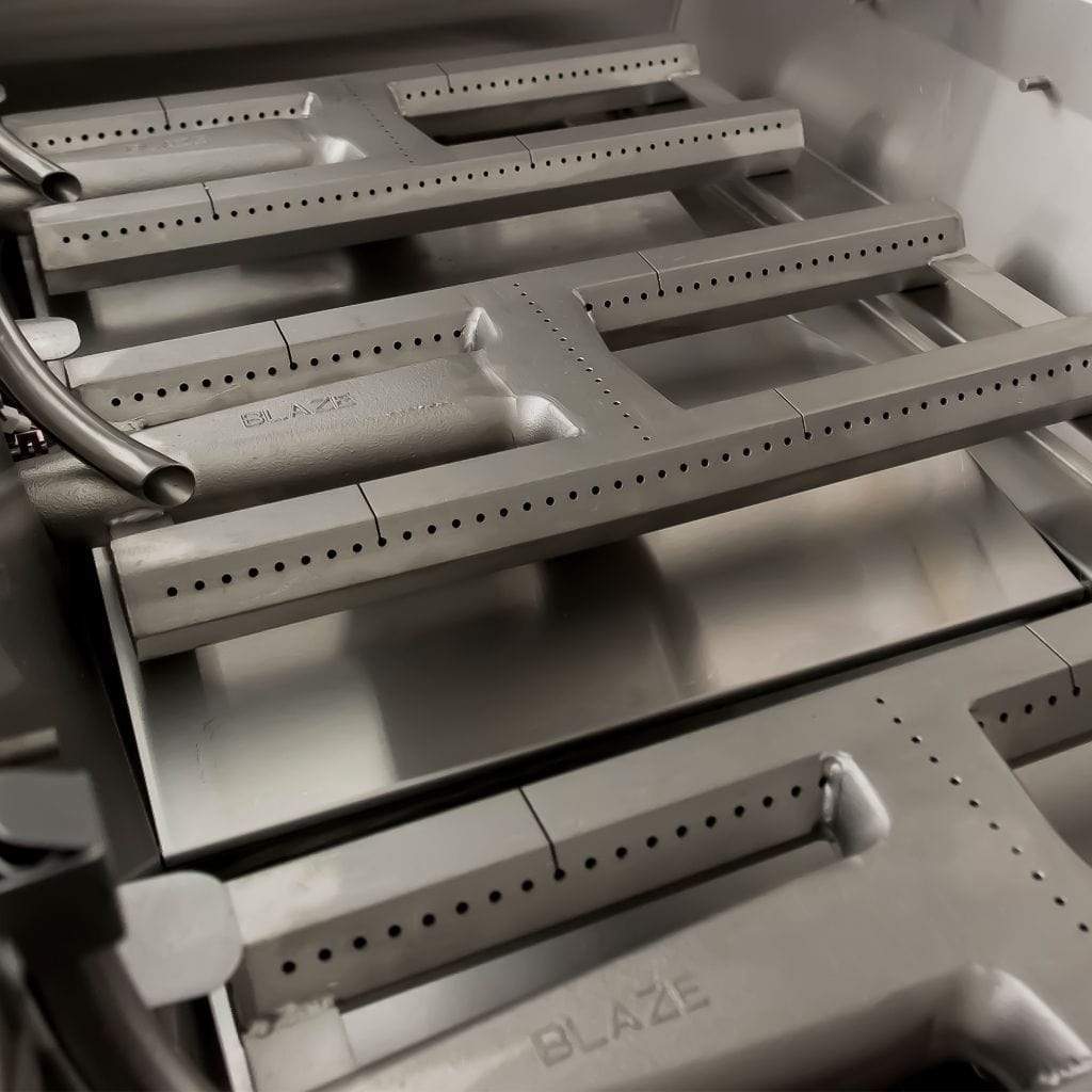 Blaze 34" 3-Burner Professional Built-In Gas Grill with Rear Infrared Burner