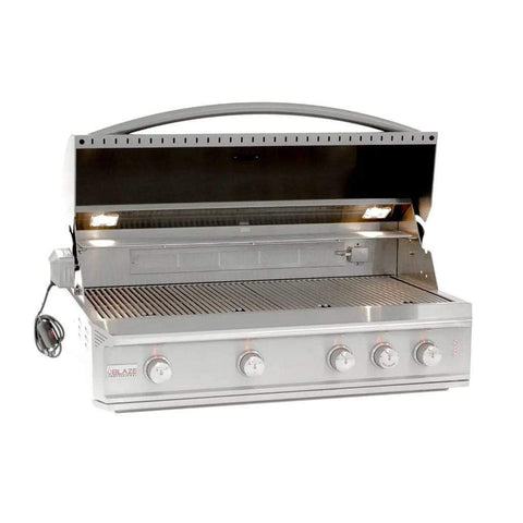 Image of Blaze 44" 4-Burner Professional Built-In Gas Grill with Rear Infrared Burner