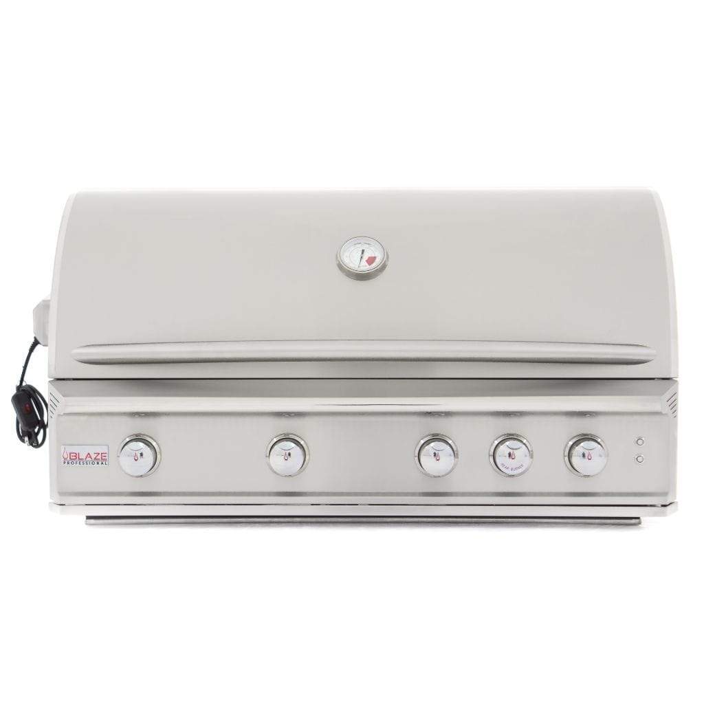 Blaze 44" 4-Burner Professional Built-In Gas Grill with Rear Infrared Burner