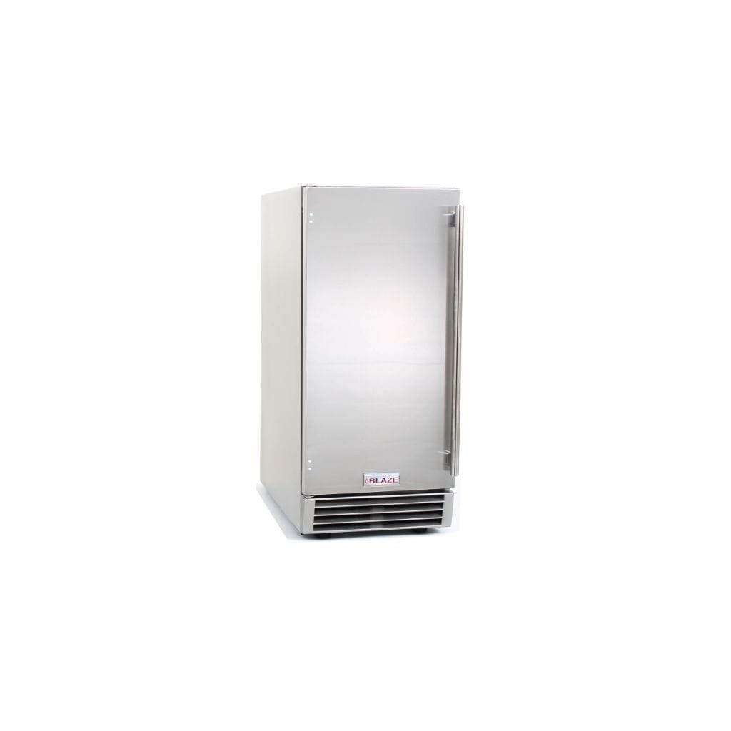 Blaze 50 lbs. 15" Outdoor Rated Ice Maker With Gravity Drain