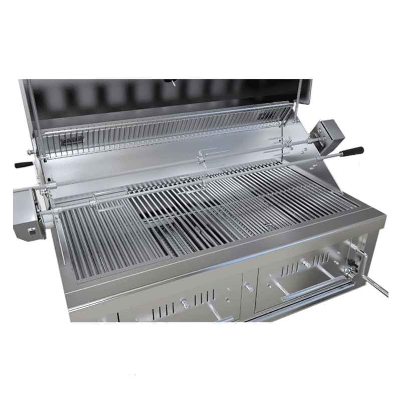 Sunstone 42-Inch Dual Zone 304 Stainless Steel Charcoal Grill