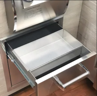 Fire Magic Premium Flush 14-Inch Triple Access Drawer With Soft Close - 53803SC