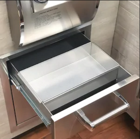 Fire Magic Premium Flush 14-Inch Triple Access Drawer With Soft Close - 53803SC