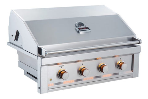 Image of Sunstone Ruby 36-Inch 4 Burner Pro-Sear Built-In Gas Grill - Ruby4B