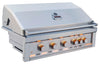 Sunstone Ruby 42-Inch 5 Burner Pro-Sear Built-In Gas Grill With Rotisserie - Ruby5BIR
