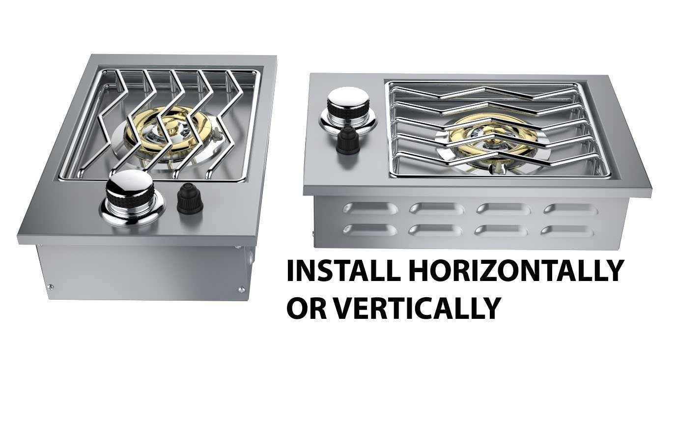 Sunstone Drop-in Gas Single Side Burner