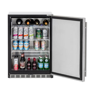 Summerset Deluxe Outdoor Refrigerator, 5.3 Cubic Feet SSRFR-24D