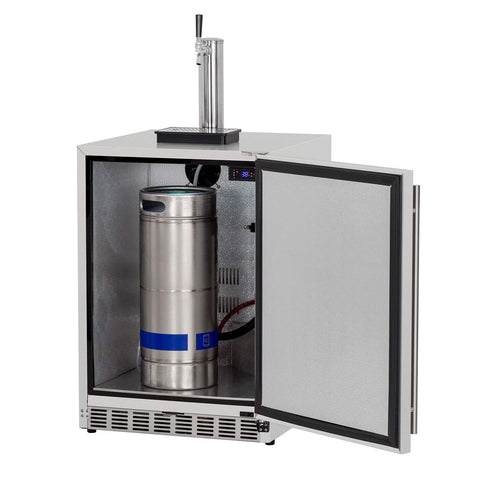 Image of Summerset  Outdoor Single Tap Kegerator, 6.6 Cubic Feet SSRFR-24DK