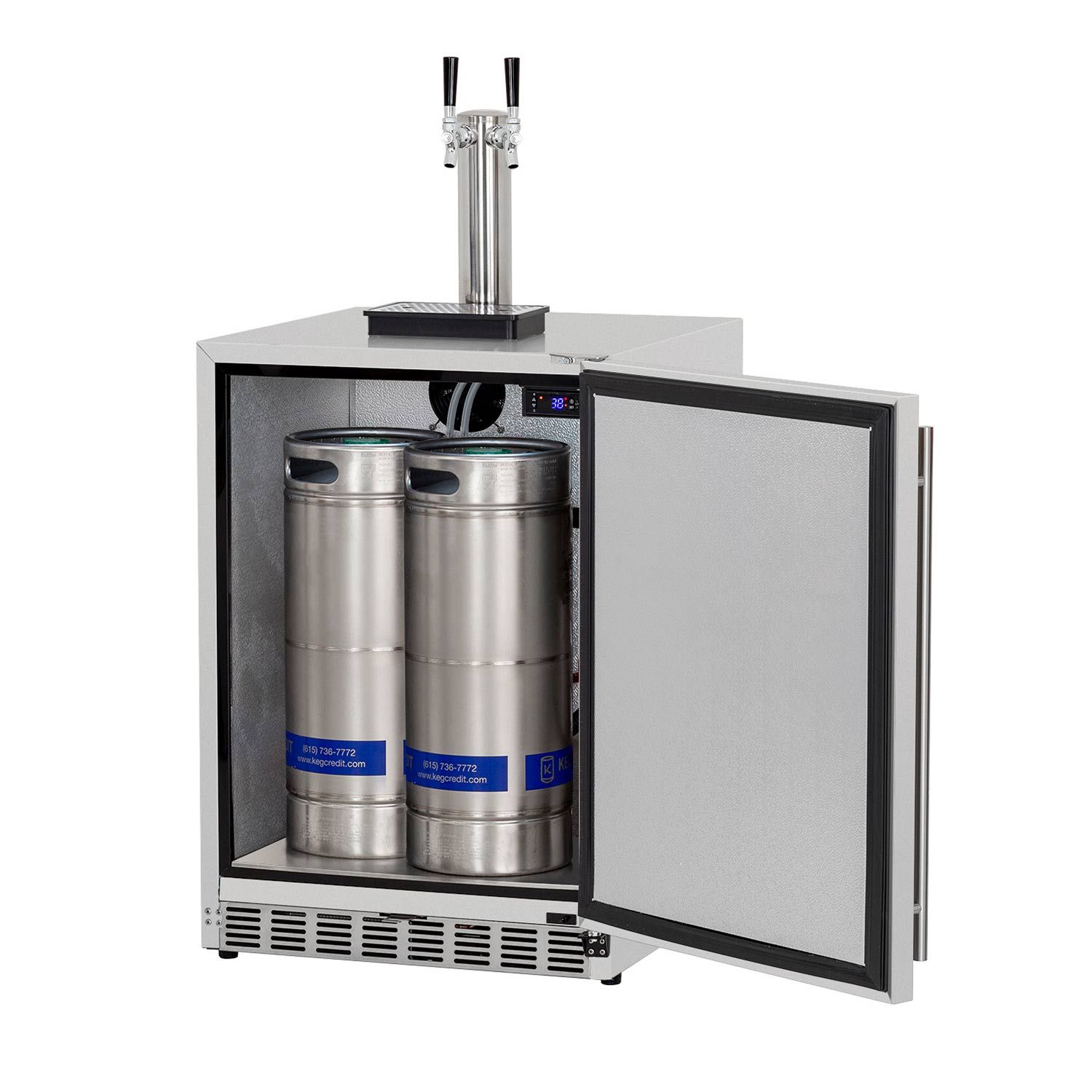 Summerset  Outdoor Single Tap Kegerator, 6.6 Cubic Feet SSRFR-24DK