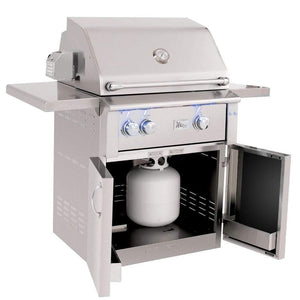 Summerset Alturi 42" 3-Burner Freestanding Gas Grill With Stainless Steel Burners & Rotisserie ALT42T-NG + CART-ALT42