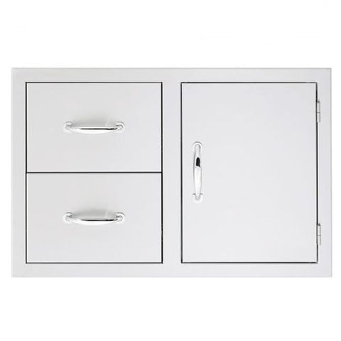 Image of Combo, 33" Stainless Steel - 2-Drawer & Access Door SSDC2-33