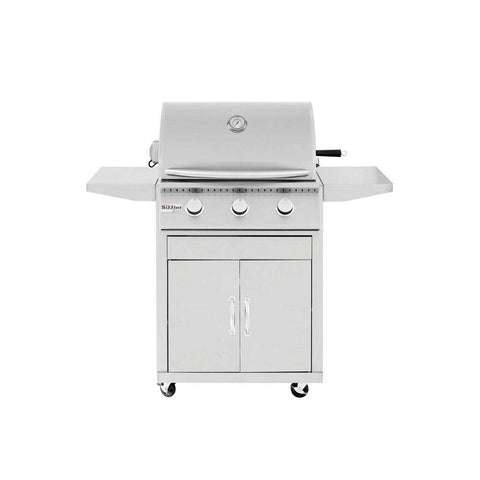 Image of Summerset Sizzler Pro 32" Freestanding Gas Grill SIZPRO32-NG + CART-SIZ32-DC