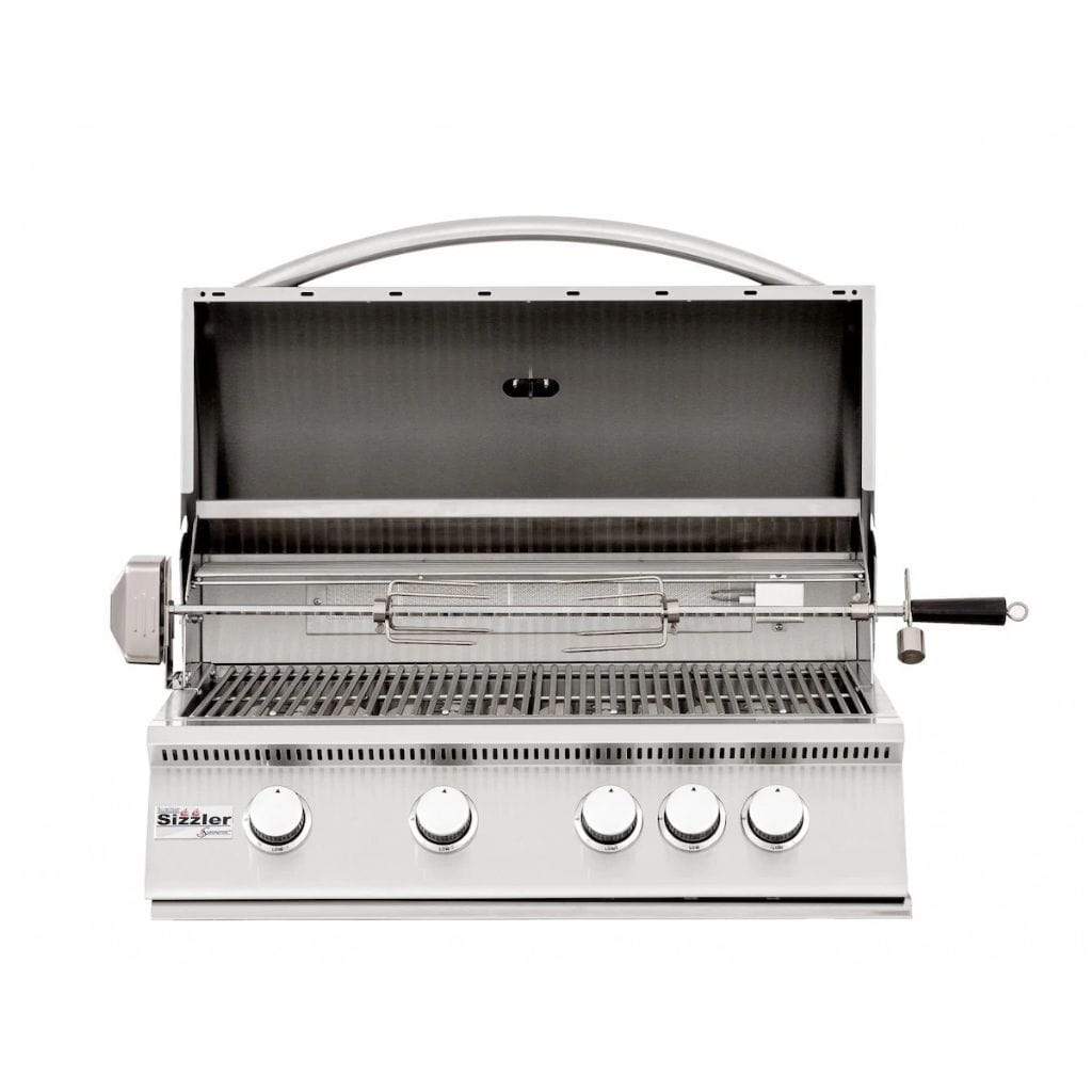 Summerset Sizzler 32" Freestanding Gas  Grill SIZ32-NG + CART-SIZ32 - In Stock
