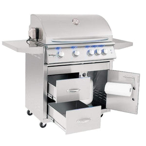 Summerset Sizzler Pro 32" Freestanding Gas Grill SIZPRO32-NG + CART-SIZ32-DC