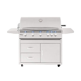 Summerset Sizzler Pro 40" Freestanding Gas Grill SIZPRO40-NG + CART-SIZ40-DC