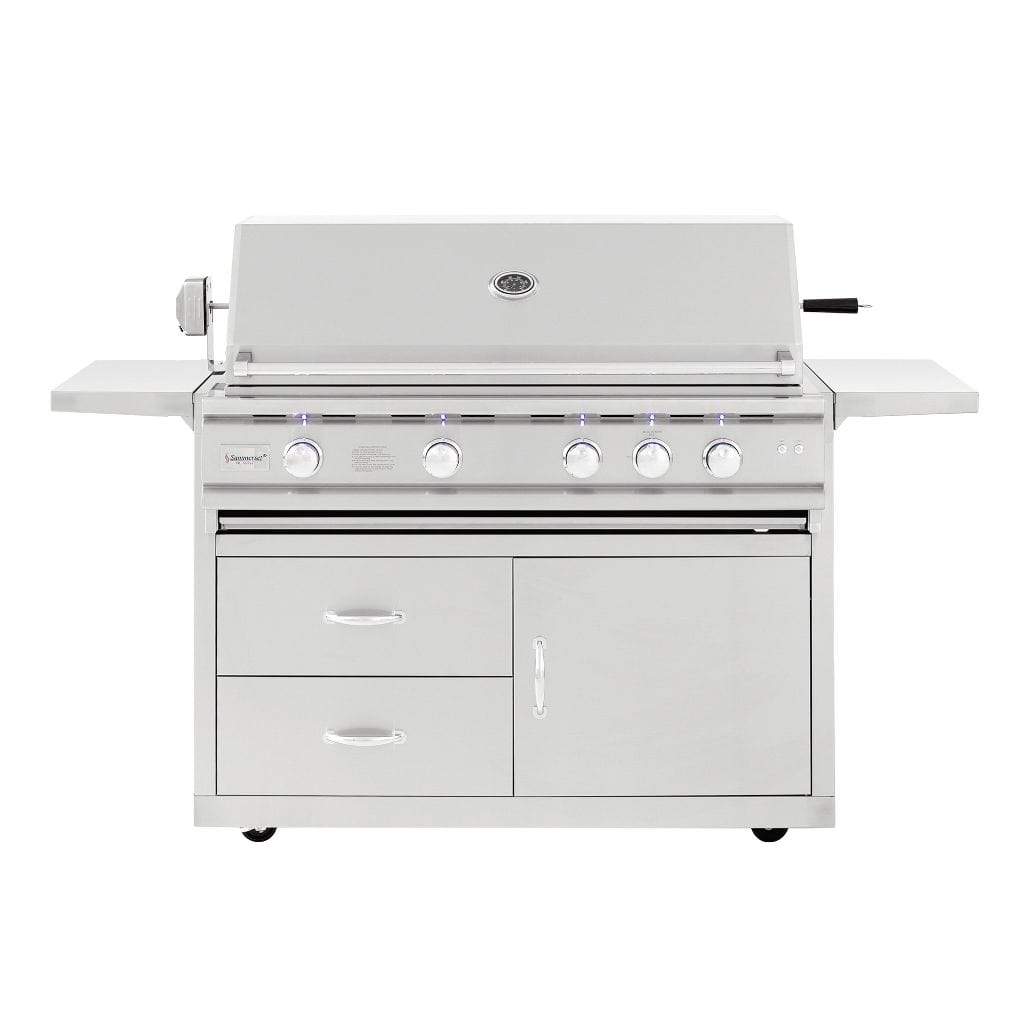 Summerset TRLD 44" Freestanding Gas Grill TRLD44A-NG + CART-TRLD44-DC